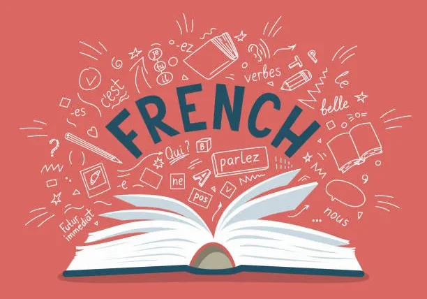 french-open-book-with-language-hand-drawn-doodles-and-lettering